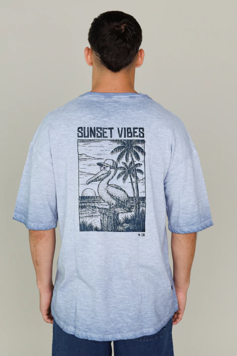 REMERA OVER SUNSET VIBES PELICAN - comprar online