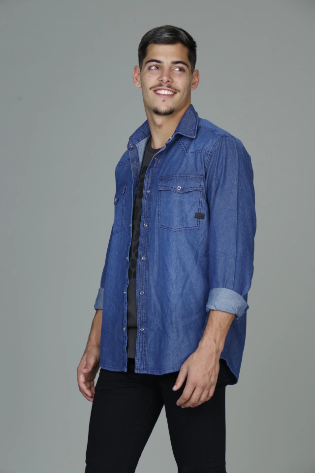 Camisa Denim Attitude thumbnail 2