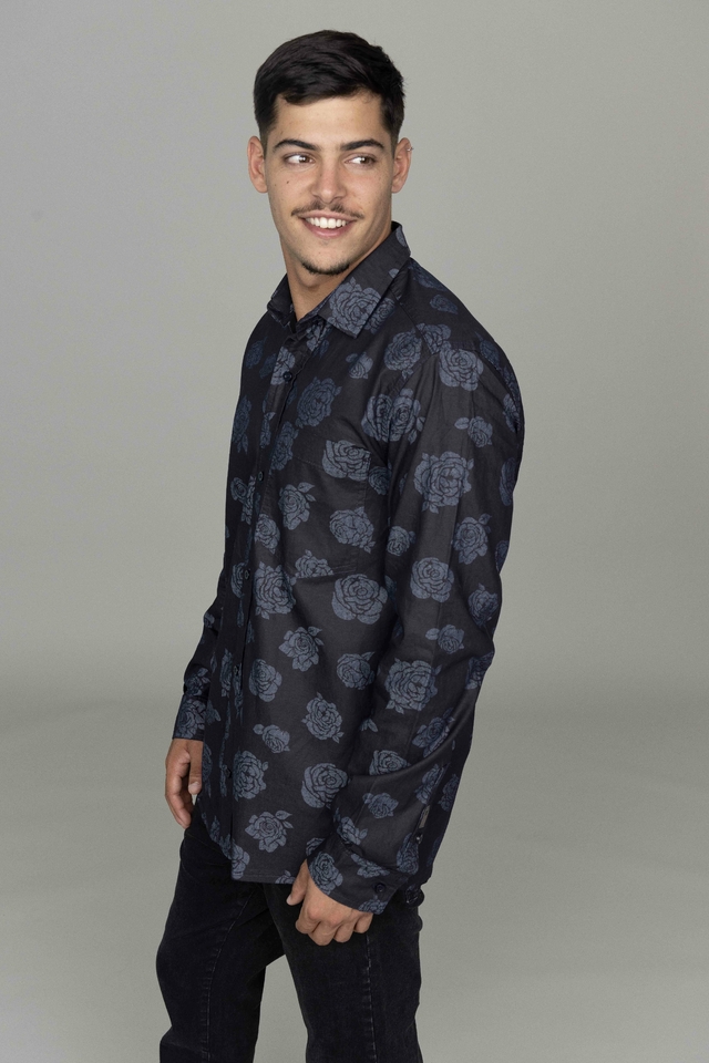 Camisa Manga Larga Denim Roses thumbnail 2