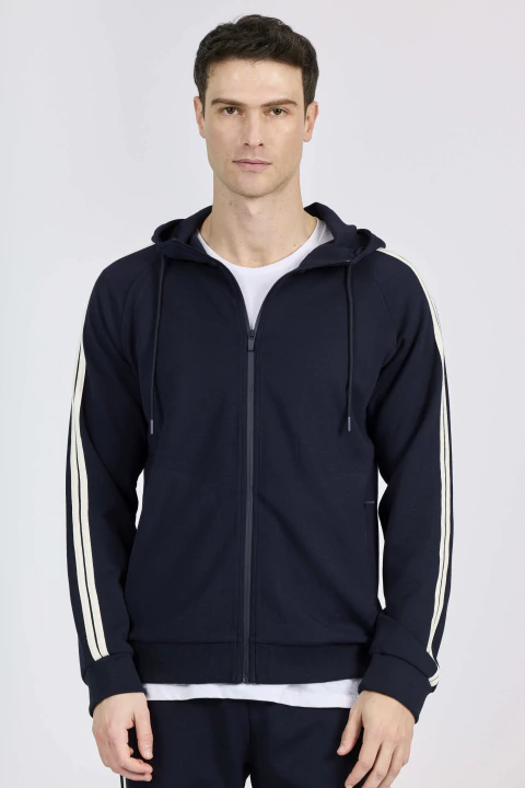 BUZO CAMPERA TWO STRIPES - comprar online