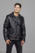 CAMPERA DE CUERO PAUL BLACK - tienda online