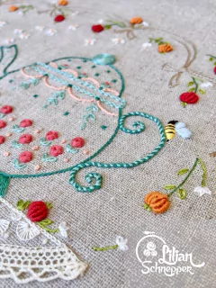 KIT DE BORDADO CHÁ DE PITANGAS na internet