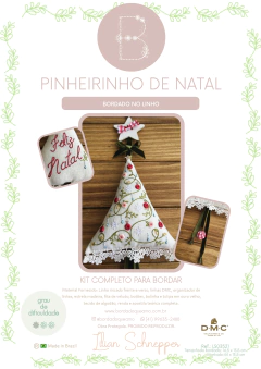 KIT DE BORDADO PINHEIRINHO DE NATAL