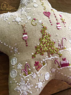 KIT DE BORDADO ESTRELA NATALINA - comprar online