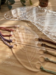 Trifil - Separador de Linhas Oval Folhas de Eucalipto