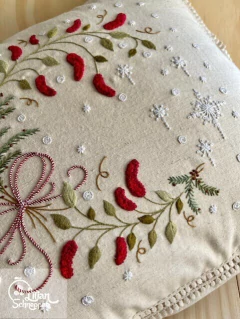 KIT DE BORDADO GUIRLANDA DE NATAL - comprar online