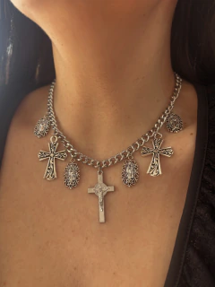 COLLAR MARÍA de metal