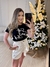 T SHIRT SELF BABY LOOK | IVANA DINIZ BRAND - PRETO/BRANCO - comprar online