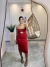 Imagem do VESTIDO TOMARA QUE CAIA FIVELA | IVANA DINIZ BRAND - VERMELHO