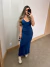VESTIDO BABADO JERSEY | IVANA DINIZ BRAND - AZUL - comprar online