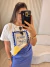 T SHIRT DOLCE VITA CROPPED OVERSIZED | IVANA DINIZ BRAND - OFF