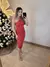 VESTIDO HELENA MIDI POLIAMIDA - VERMELHO - Diniz Store | Moda Feminina