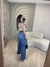 CALÇA WIDE HARPER - JEANS CLARO - Diniz Store | Moda Feminina