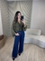 CALÇA WIDE HARPER - Jeans escuro - Diniz Store | Moda Feminina