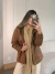 Imagem do PARKA SUEDE MILENA - CARAMELO