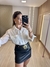 SHORT SAIA COURO ALICE - PRETO - loja online