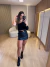 CROPPED OMBRO SÓ | IVANA DINIZ BRAND - PRETO - loja online