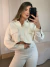 CONJUNTO MAJU MOLETINHO IMPORTADO - BRANCO - Diniz Store | Moda Feminina