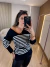 TRICOT LISTRADO LIV - PRETO/BRANCO - Diniz Store | Moda Feminina