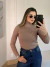 BLUSA TRICOT MODAL ZÍPER - BEGE - comprar online