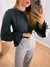 BLUSA FLARE ELO - CINZA CHUMBO - Diniz Store | Moda Feminina