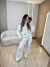 CONJUNTO TRICOT MOUSSE COM GOLA - OFF - Diniz Store | Moda Feminina