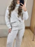 CONJUNTO TRICOT MOUSSE COM GOLA - OFF - loja online