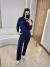 CONJUNTO MALHA RIB - AZUL - Diniz Store | Moda Feminina