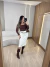 BODY POLIAMIDA DECOTE QUADRADO - MARROM - Diniz Store | Moda Feminina