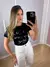 T-SHIRT BABY LOOK MUSE | IVANA DINIZ BRAND - PRETO