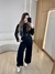 CONJUNTO MOLETINHO CALÇA E CROPPED - PRETO - comprar online