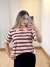 BLUSA MODAL GOLA POLO - ROSA