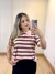 BLUSA MODAL GOLA POLO - ROSA - Diniz Store | Moda Feminina