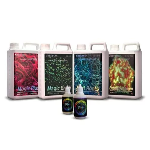 Greengo Nutrients 1L (kit completo) + Reguladores de pH de REGALO