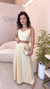 Conjunto borboleta alfaiataria saia longa e cropped com alça - comprar online