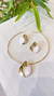 Conjunto Chocker duo pedra + brinco - comprar online