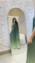 Imagem do Vestido Luana plissado degradê frente única