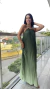 Vestido Luana plissado degradê frente única - Stylé Boutique
