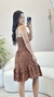 Vestido Ana Clara curto babados e bojo - loja online