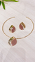 Conjunto Chocker duo pedra + brinco na internet