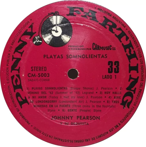 Vinilo Lp Johnny Pearson Y Su Orquesta Playas Somnolientas - comprar online
