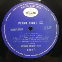 Vinilo Richard Raitchef Piano Siglo Xx Lp Argentina 1973 - tienda online
