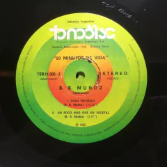 Imagen de Vinilo - Bb Muñoz - 59 Minutos De Vida 1983 Argentina