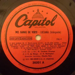 Vinilo Luciana Mis Ganas De Verte Lp Argentina 1978 - tienda online