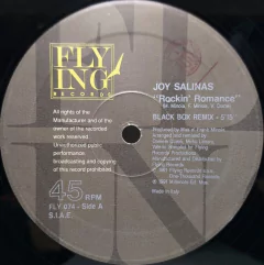 Vinilo Maxi Joy Salinas Rockin' Romance 1991 Italia - BAYIYO RECORDS
