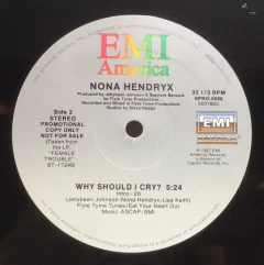 Vinilo Maxi - Nona Hendryx - Why Should I Cry? 1987 Usa - tienda online