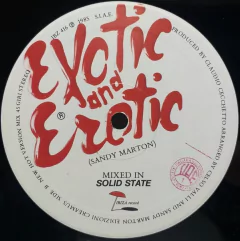 Vinilo Maxi Sandy Marton Exotic & Erotic New Hot Version '86 - tienda online