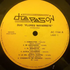 Vinilo Duo Flores Navarrete Lp Argentino Lp en internet
