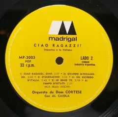 Vinilo Lp Orquesta De Don Cortese Con Al Caiola Ciao Ragazzi en internet