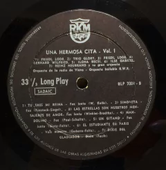 Imagen de Vinilo Orquesta De La Radio De Viena Una Hermosa Cita Vol. 1